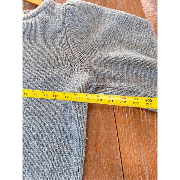 DEMYLEE Bardot Sweater in Sea Mist Blue Size Medium - Picture 8 of 9